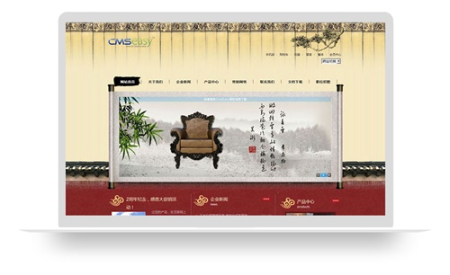 仿古教育网站模板,培训网站模板,机构网站模板